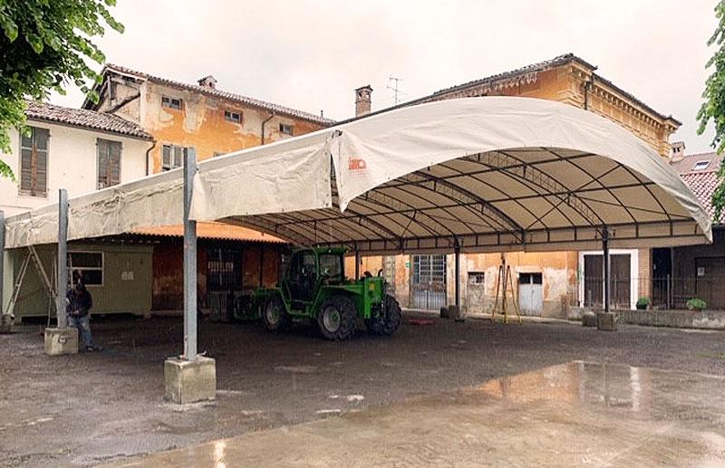 Copertura mobile per magazzino