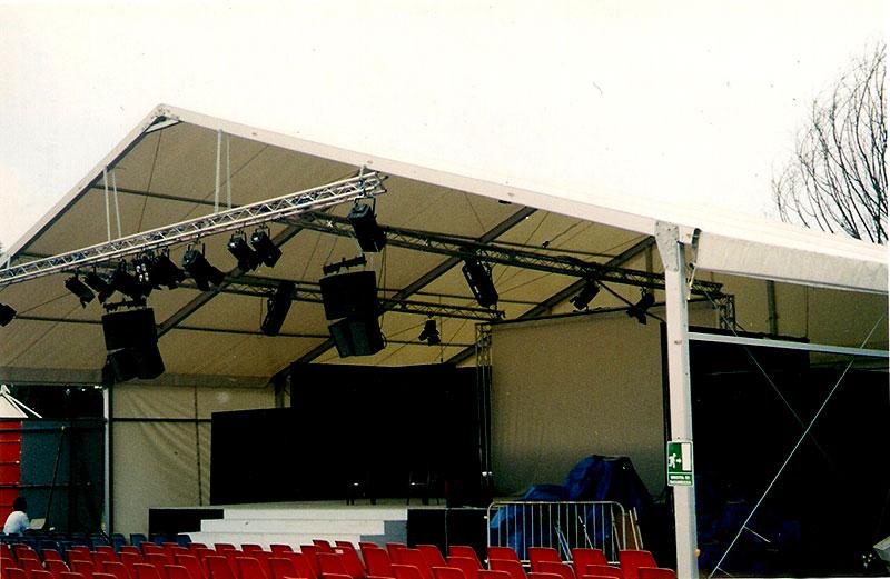 Palco modulare per manifestazioni
